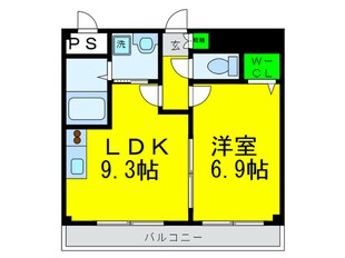 ｱﾝﾌﾟﾙ-ﾙﾌｪ-ﾙﾙﾐｴ-ﾙ富木の物件間取画像